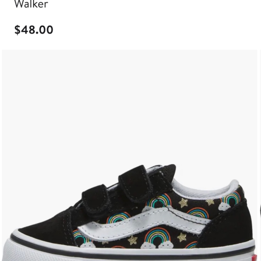 Rad Rainbow Kids' Old Skool V Sneaker
